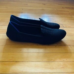 Rothy’s The Loafer - Black Honeycomb - Size 9.5